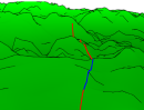 A Screen-Space Approach to Rendering Polylines on Terrain