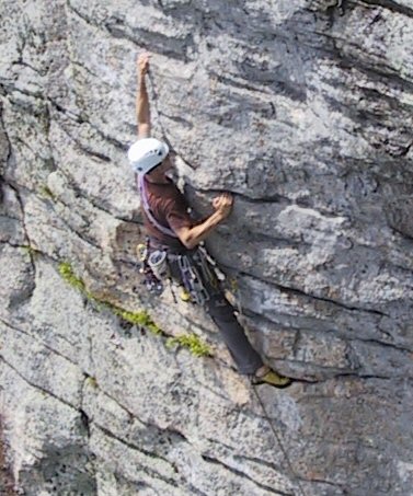 An uknown climber on Modern Times