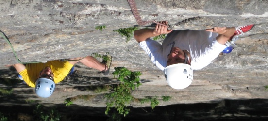 Kerran and Zac on P2 of Frog's Head