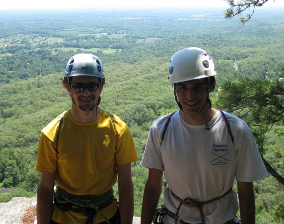 Kerran and Zac at the top of Jackie