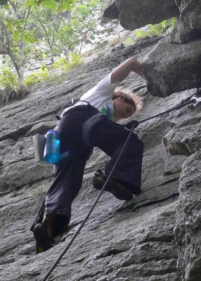 Christen on Southern Pillar