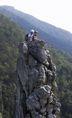 Climbers on top of Humphrey's Head