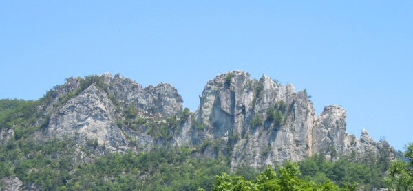 Seneca Rocks, West Face